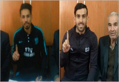 ثبت قرارداد رحمانی و فخرالدینی در هیات فوتبال +عکس
