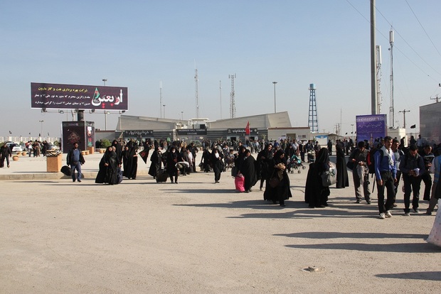 افزایش 20درصدی تردد زائران اربعین حسینی در مرز چذابه