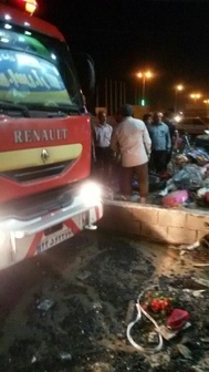 آتش‌سوزی فروشگاه فرش در شهرستان دزفول
