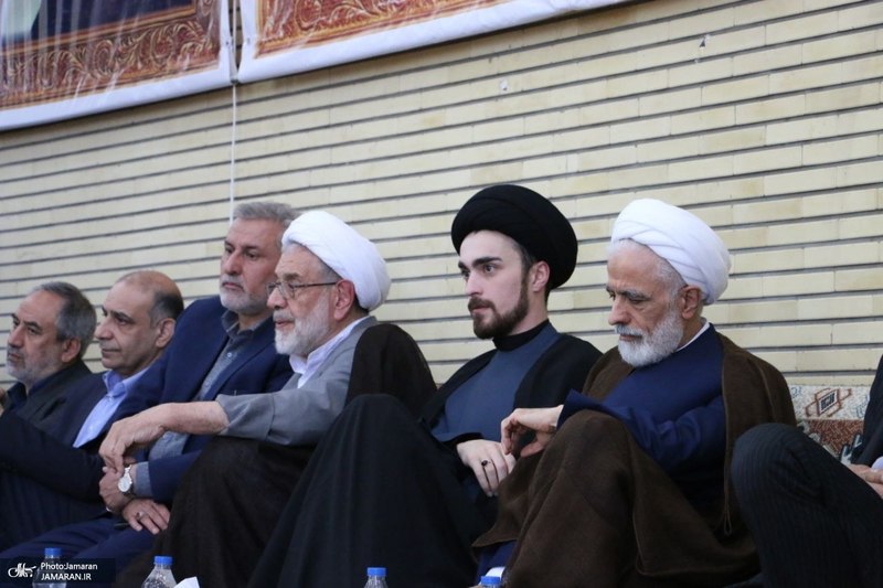 مراسم سی و هفتمین سالگرد بزرگداشت امام خمینی (س) در روستای خیارج استان قزوين