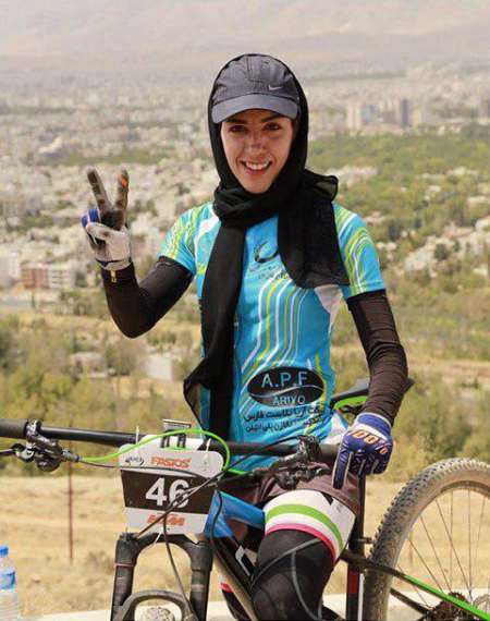 بانوی دوچرخه سوار شیرازی مدال برنز آسیا را کسب کرد