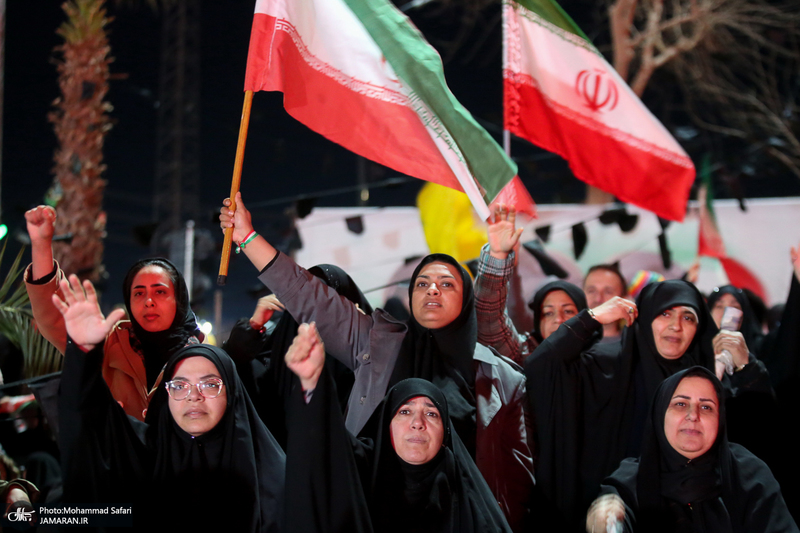 اجتماع حمایت از رزمندگان در مقابله با دشمن آمریکایی - صهیونی در پرند -2