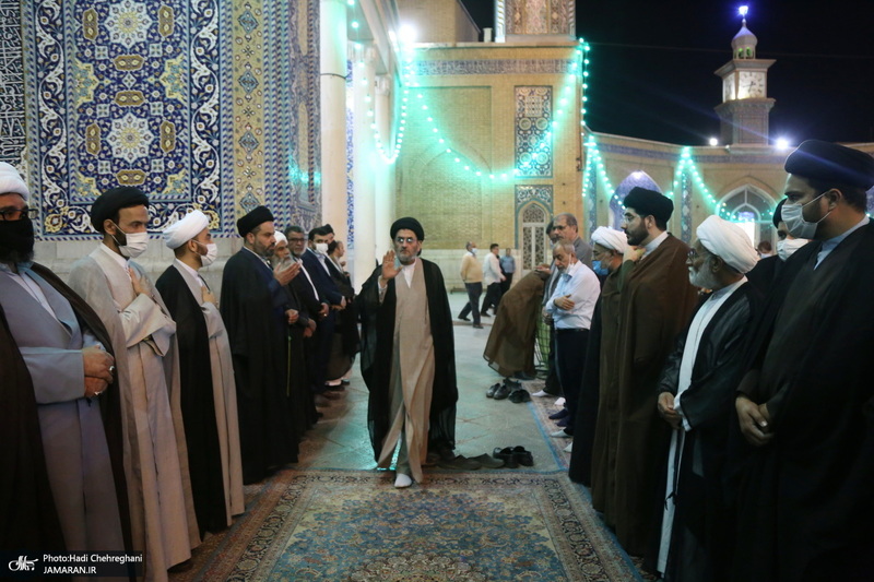 مراسم چهلمین شب درگذشت آیت الله العظمی سید محمدسعید حکیم در قم‎