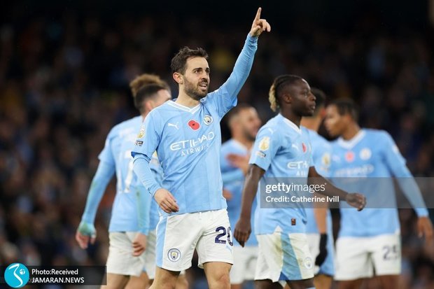 عبور برناردو سیلوا از رکورد دو اسطوره پرتغالی در لیگ انگلیس