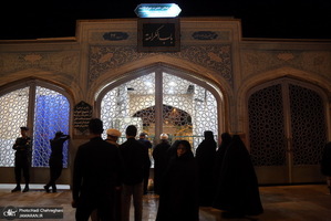 مراسم احیای شب بیست و یکم ماه رمضان در جوار حرم کریمه اهل بیت(س)