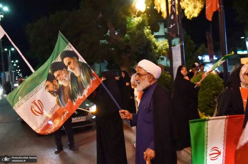سومین شب محرم و صد و نهمین اجتماع پر شور مردم در میدان سبزه میدان قزوین
