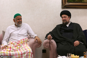 عیادت سید حسن خمینی از  حجت الاسلام سید محمود علوی