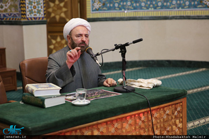 مراسم ترحیم مادر حجت الاسلام محمد علی جماعتی در مسجد جامع جماران