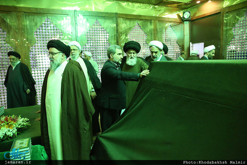 تجدید میثاق هیأت رئیسه و اعضای مجلس خبرگان رهبری با آرمان های امام خمینی(س)