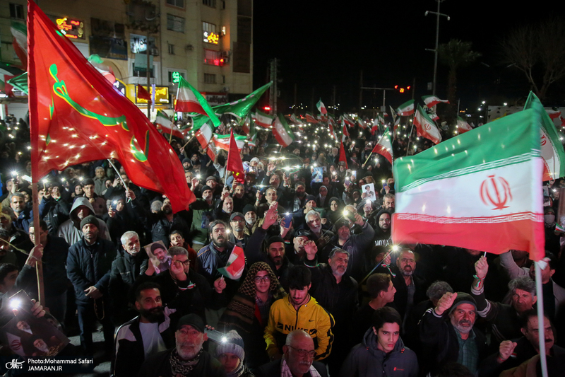 اجتماع حمایت از رزمندگان در مقابله با دشمن آمریکایی - صهیونی در پرند -2