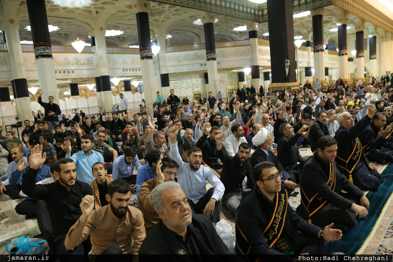 آیین افتتاح رادیو محرم با حضور آیت الله العظمی مکارم شیرازی