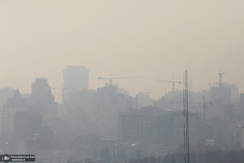آلودگی شدید هوای امروز تهران - 13 آذر 1402