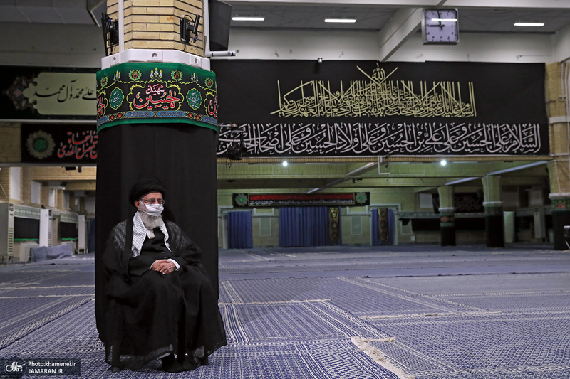 اولین شب مراسم عزاداری حضرت اباعبدالله الحسین (ع) در حسینیه امام خمینی