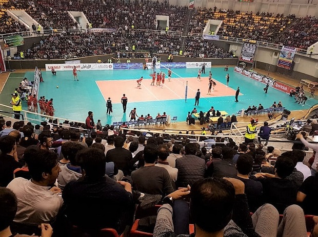 شکست تیم والیبال شهرداری ارومیه مقابل کاله مازندران