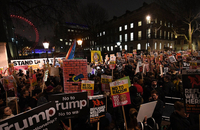 تظاهرات ضد ترامپ انگلیسی