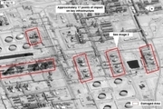تصاویر ماهواره ای از تأسیسات نفتی عربستان که توسط انصار الله مورد حمله قرار گرفت