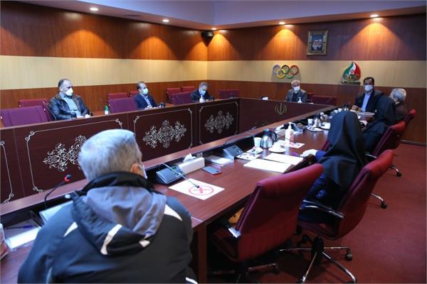  نشست تخصصی فدراسیون تنیس روی میز با سرپرست کاروان المپیک 2020
