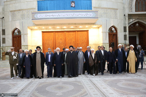 مراسم تجدید میثاق رئیس و کارکنان قوه قضاییه با آرمان های امام؛