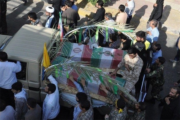 پیکر 2 شهید گمنام در اهواز تشییع و به خاک سپرده شد