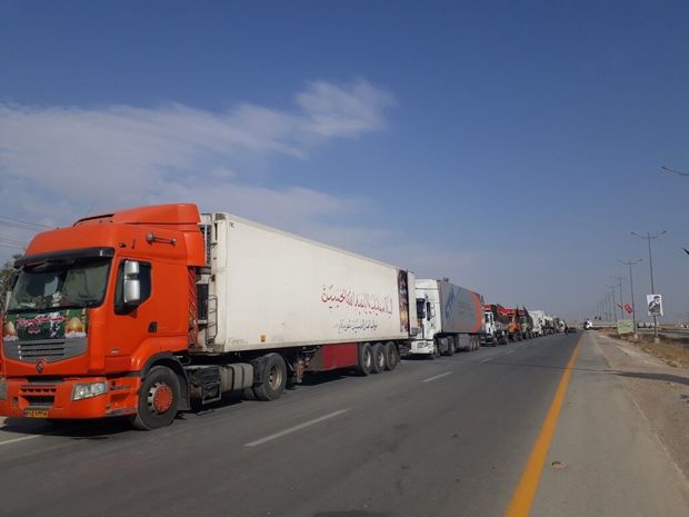 تردد کامیون در مسیرهای منتهی به مهران ممنوع شد