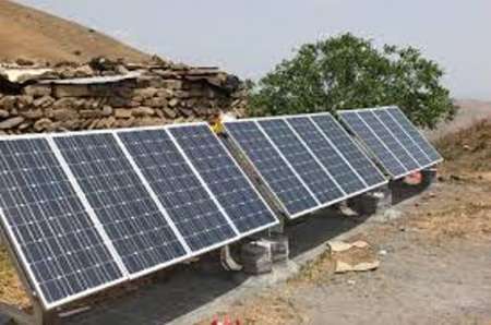 برخورداری چهار روستای مرزی شهرستان درمیان خراسان از انرژی خورشیدی