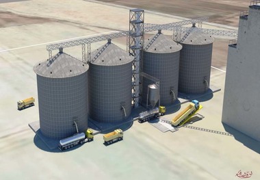 احداث سیلوی 100هزار تنی در آوج آغاز شد