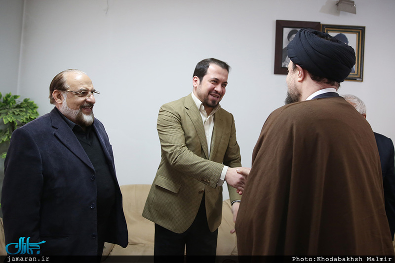 دیدار جمعی از اعضای شورای مرکزی حزب مؤتلفه با سید حسن خمینی 