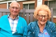 ازدواج مرد 100 ساله با زن 103 ساله در اوهایو