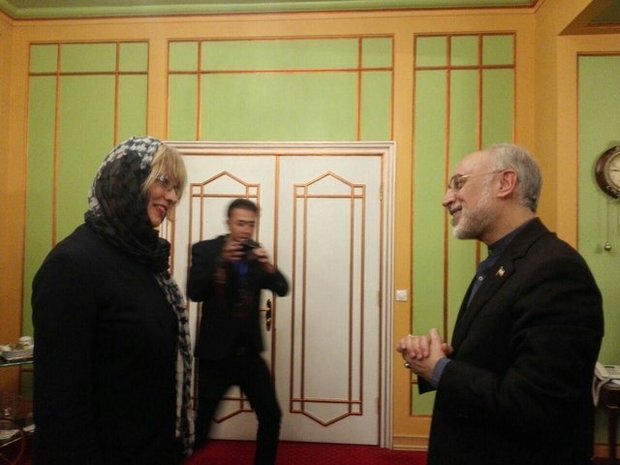 دیدار معاون موگرینی با رئیس سازمان انرژی اتمی ایران