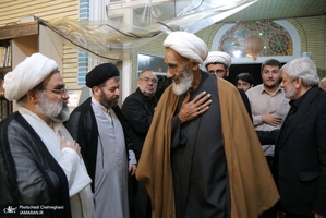 مراسم شب هفتم آیت الله سید ابوالفضل میرمحمدی(ره) در قم
