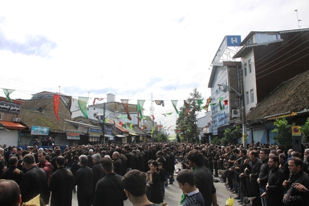 حضور اتباع جمهوری آذربایجان در تاسوعا و عاشورای حسینی آستارا