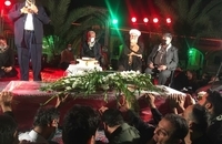 مراسم وداع با شهید مدافع حرم احسان کربلایی‌پور در اهواز برگزار شد (1)