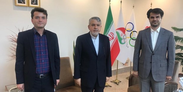 دیدار رییس و دبیر فدراسیون گلف با صالحی امیری
