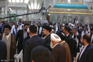 مراسم چهلم شهید سیدحسن نصرالله و سرلشکر نیلفروشان در حرم امام خمینی (س)