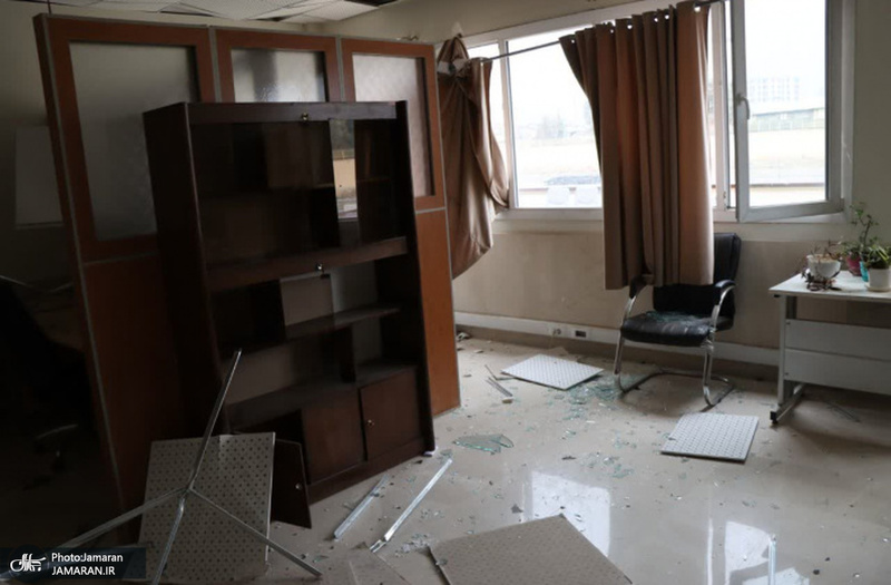 خسارت به دانشگاه علامه طباطبایی