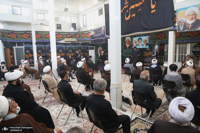 مراسم شهادت امام حسن مجتبی(ع) در بیت آیت الله العظمی فاضل لنکرانی(ره)