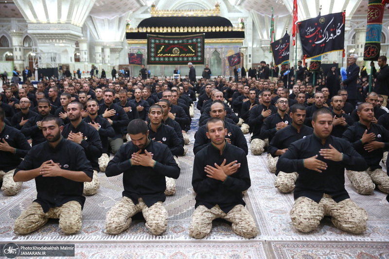 مراسم عزاداری حضرت اباعبدالله الحسین (ع) درحرم مطهر امام خمینی (س)