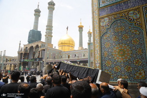 مراسم تشییع و خاکسپاری آیت الله حسن صانعی (ره) در قم