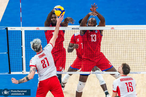 لیگ ملت های والیبال 2025| هیچ‌کس برای ایران بازی نکرد؛ برد هیجان انگیز کوبا در گدانسک+ جدول