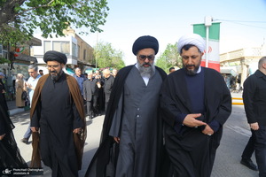 مراسم تشییع آیت الله موسوی تبریزی (ره)