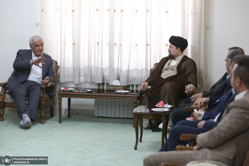 دیدار دبیر کل و جمعی از اعضای حزب همبستگی ایران اسلامی با سید حسن خمینی