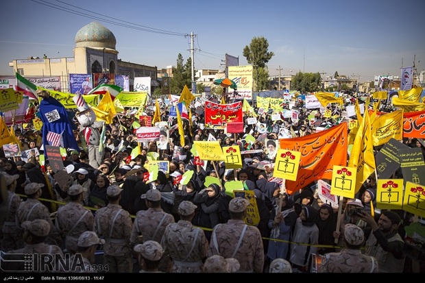 مردم فارس به شرکت در راهپیمایی 13 آبان دعوت شدند