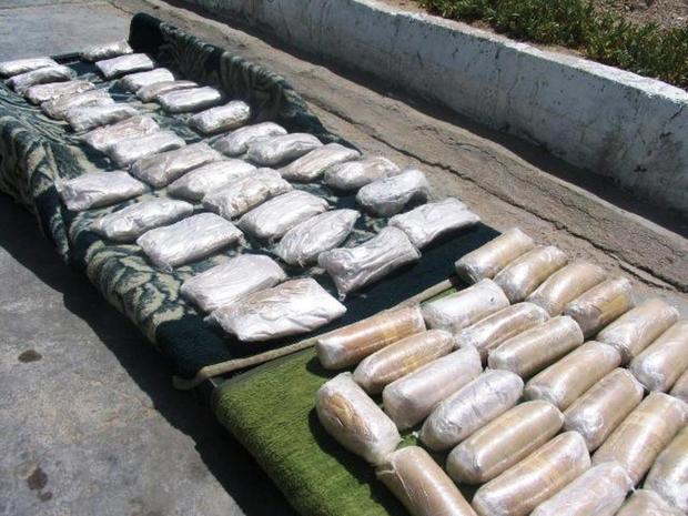 1163 تن مواد مخدر در جاسک کشف شد