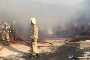 آتش سوزی در یک مدرسه اهواز