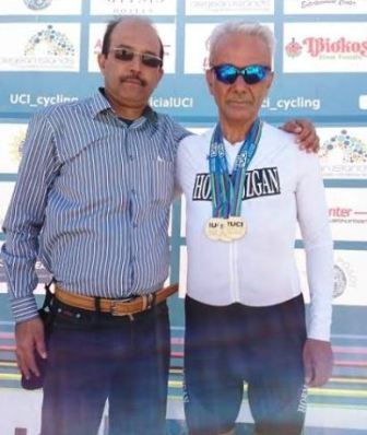 رکابزن هرمزگانی مدال طلای مسابقات بین المللی دوچرخه سواری یونان را کسب کرد