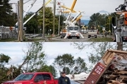 طوفان خسارت بار در کانادا+ تصاویر