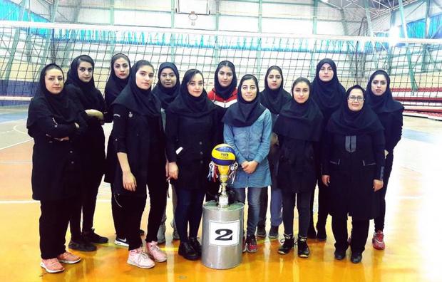 نائب قهرمانی تیم والیبال دختران دانشگاه ارومیه در مسابقات منطقه 3
