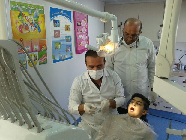 ارائه خدمات رایگان دندانپزشکی در مناطق محروم آستارا