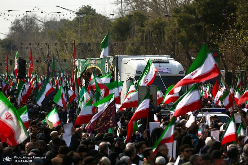 تشییع پیکرهای مطهر فرماندهان عالی‌رتبه نیروهای مسلح و جمعی از شهدای مردمی-1