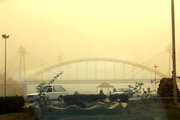 گرد و خاک به سرعت آسمان خوزستان را در می نوردد